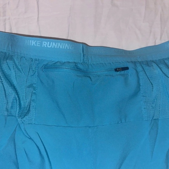Nike Stride 5” Mens Medium Blue Lined Athletic 2 in 1 Running Shorts 2XL - Picture 6 of 7